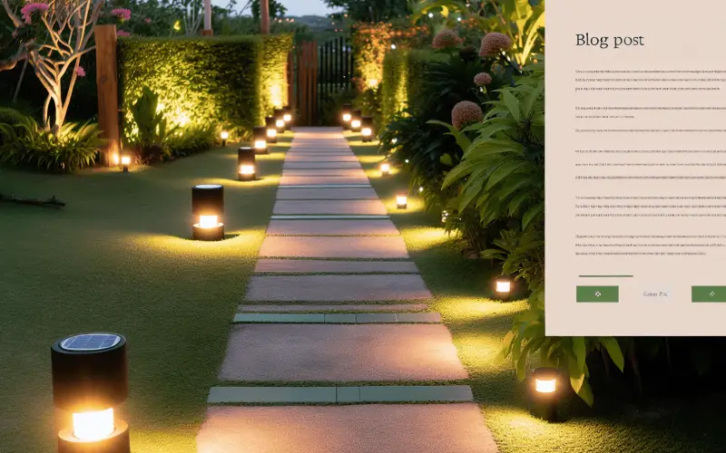 Outdoor Solar Lighting