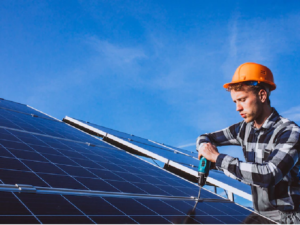 solar panel installation