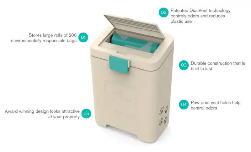 dog poop disposal system