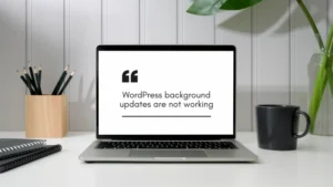 WordPress background updates are not working