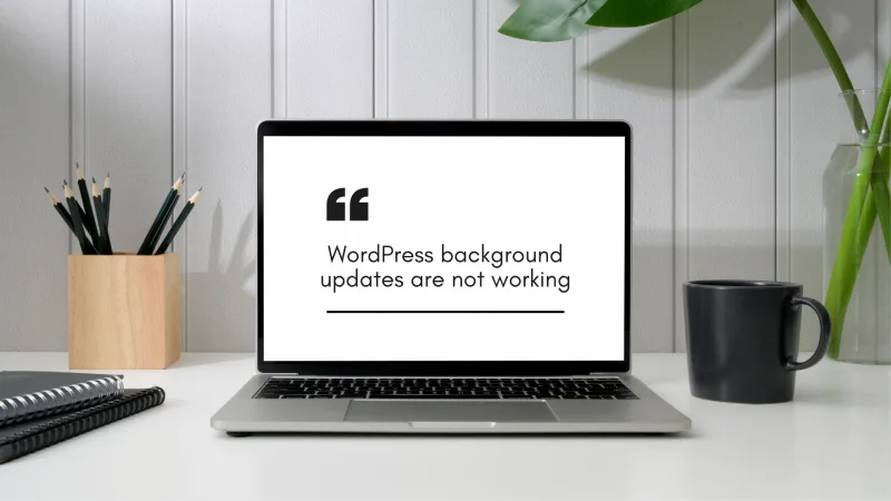 WordPress background updates are not working